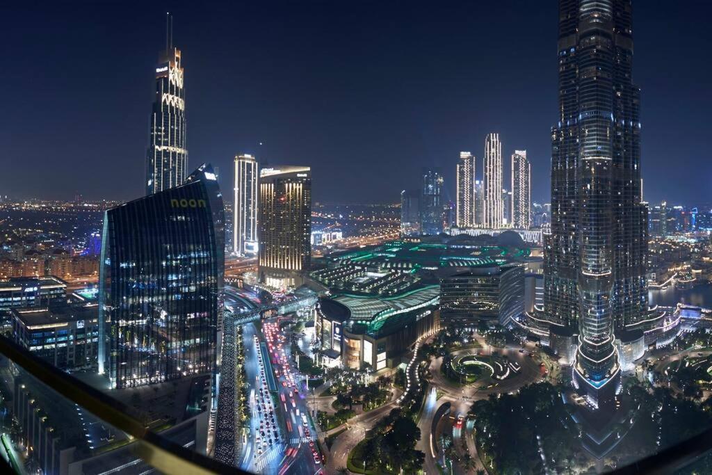 Larbi Breathtaking Burj And Fountain View Luxurious 2 Bed Apartment ดูไบ ภายนอก รูปภาพ